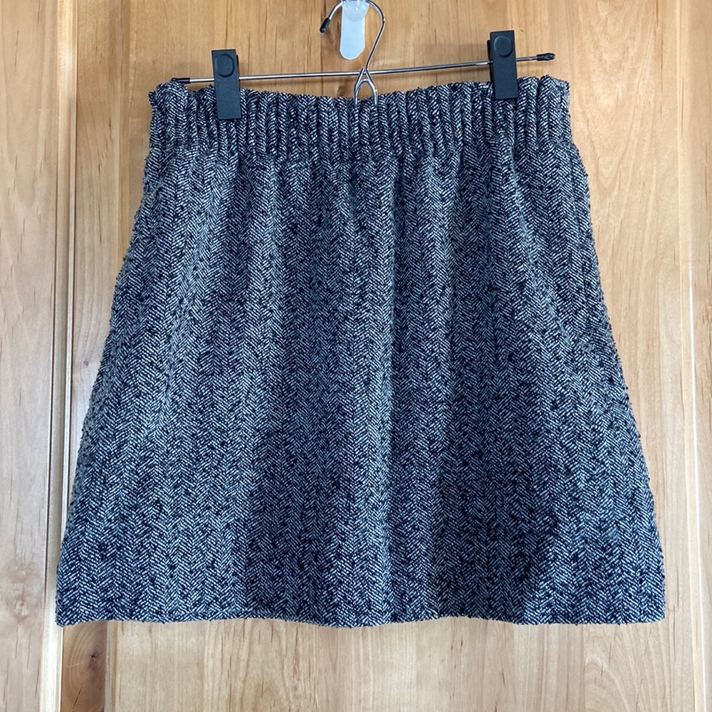 Jcrew houndstooth skirt